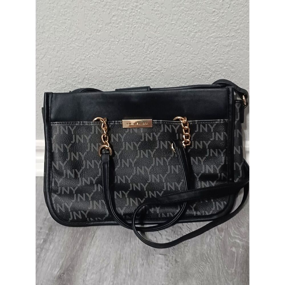 JONES NEW YORK Black Satchel